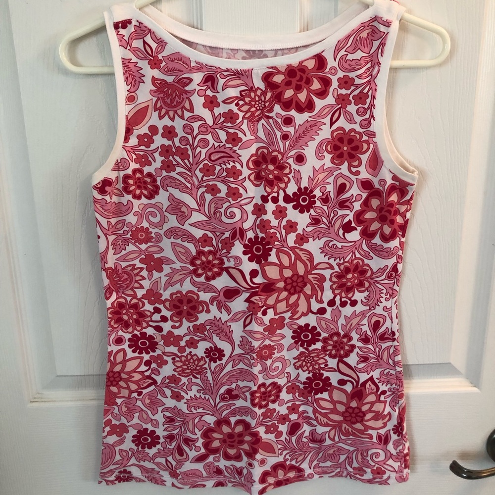 GAP Stretch Floral Tank Top